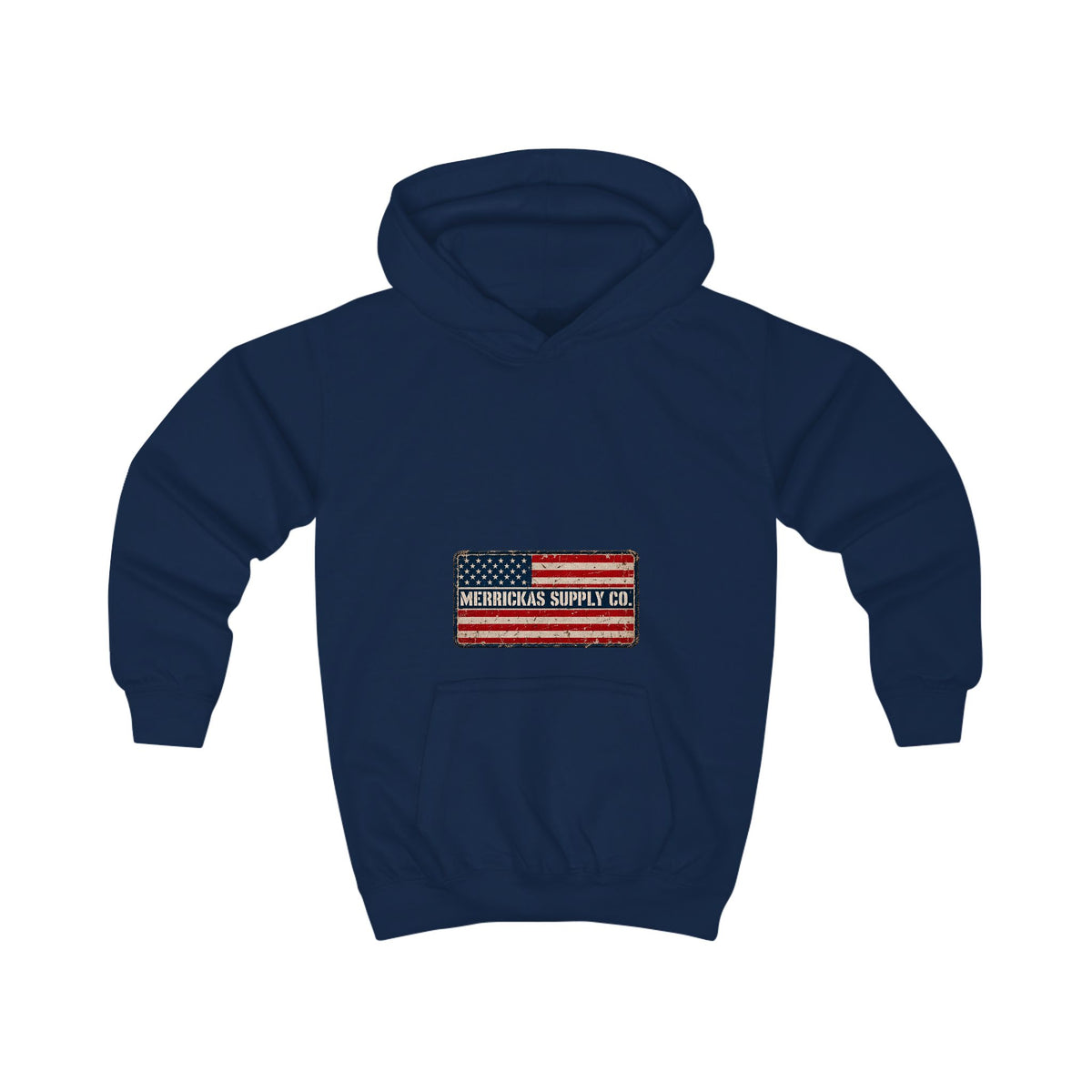Merrickas American Flag Patch Kids' Hoodie