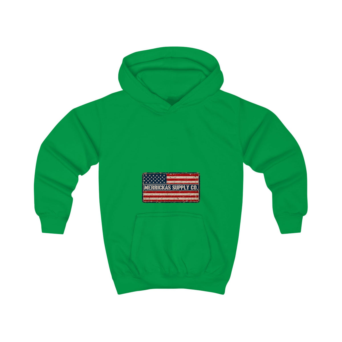 Merrickas American Flag Patch Kids' Hoodie