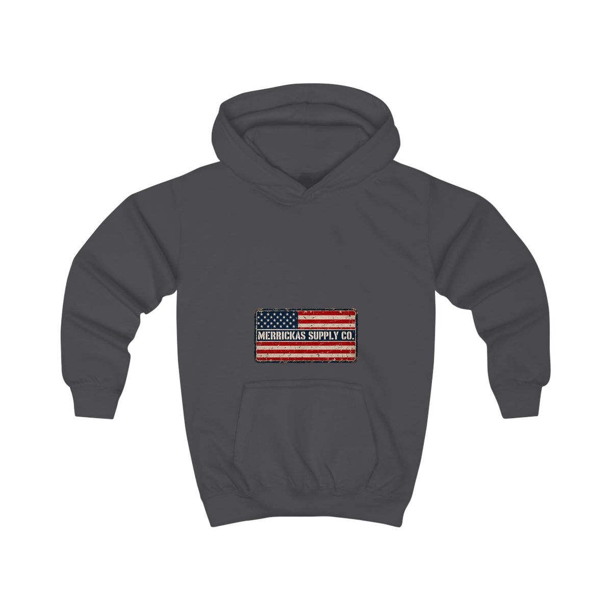 Merrickas American Flag Patch Kids' Hoodie