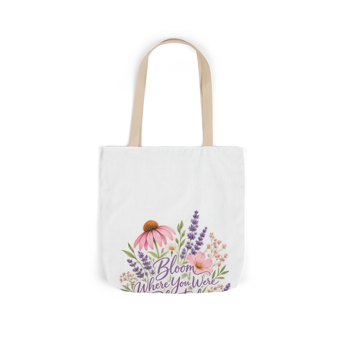 Bloom Where You Were Planted Anyway Canvas Wall Art