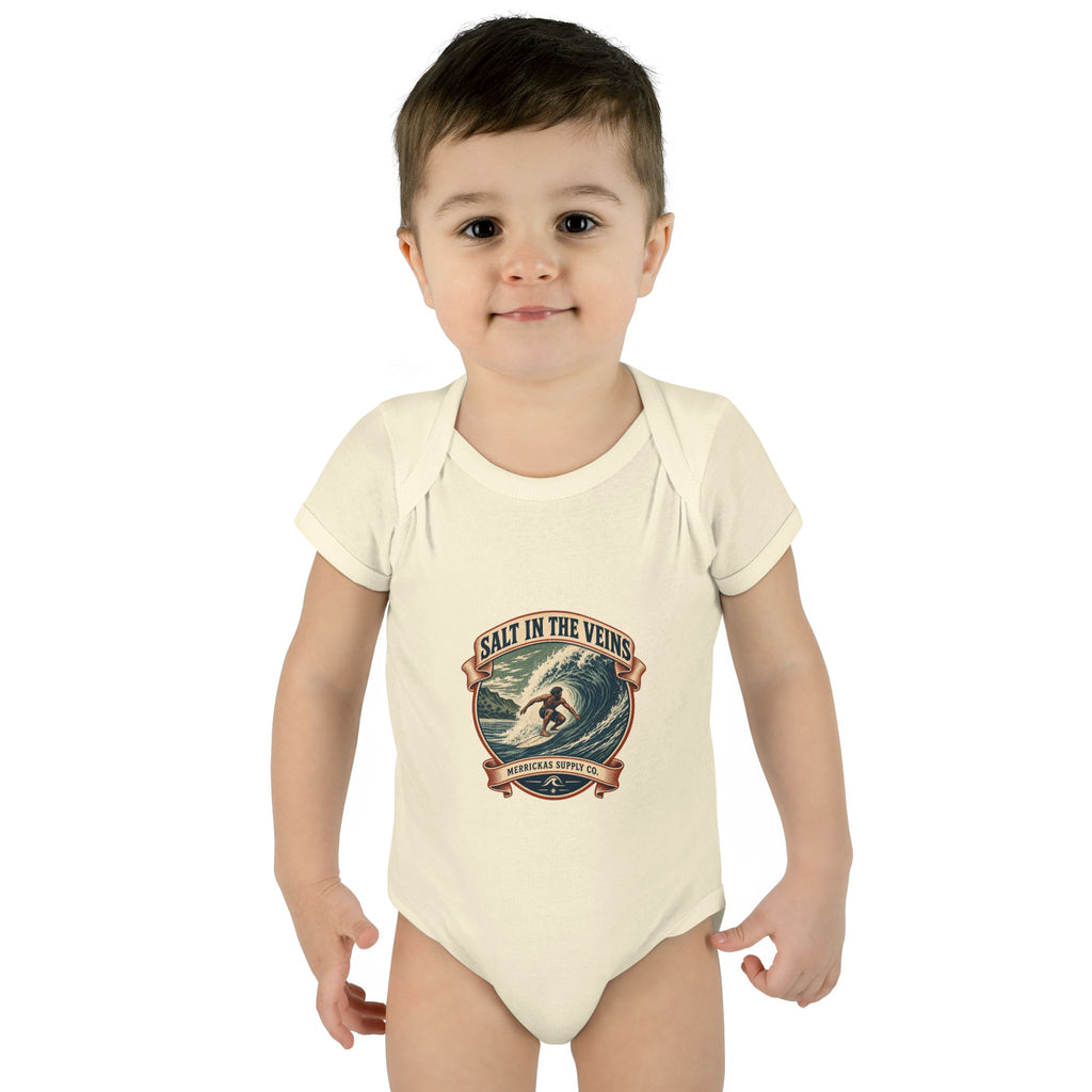 Salt In The Veins Baby Onesie