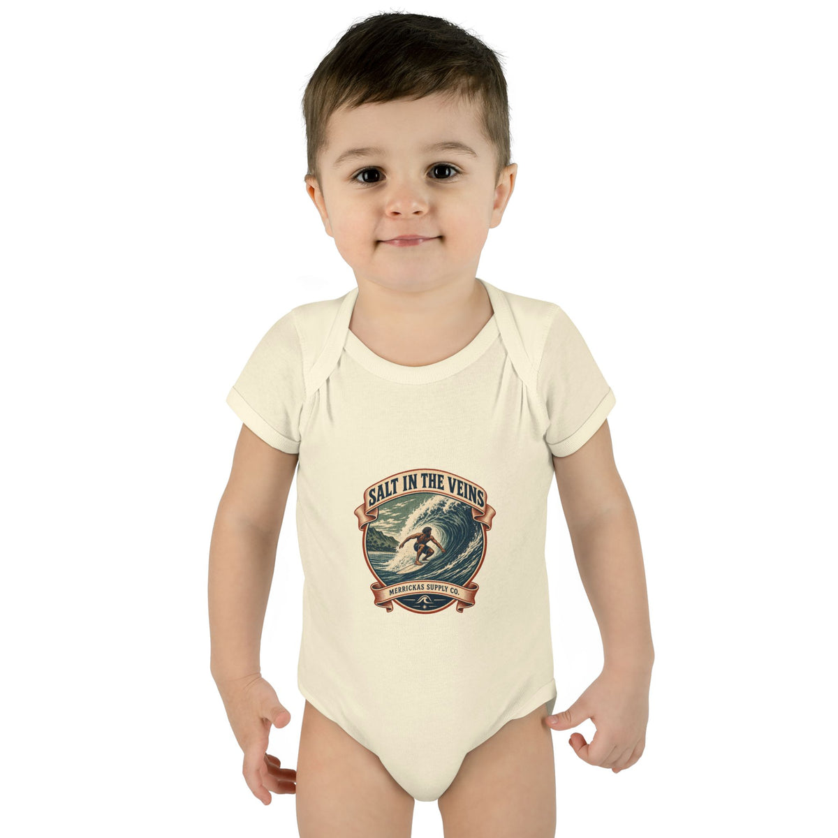 Salt In The Veins Baby Onesie