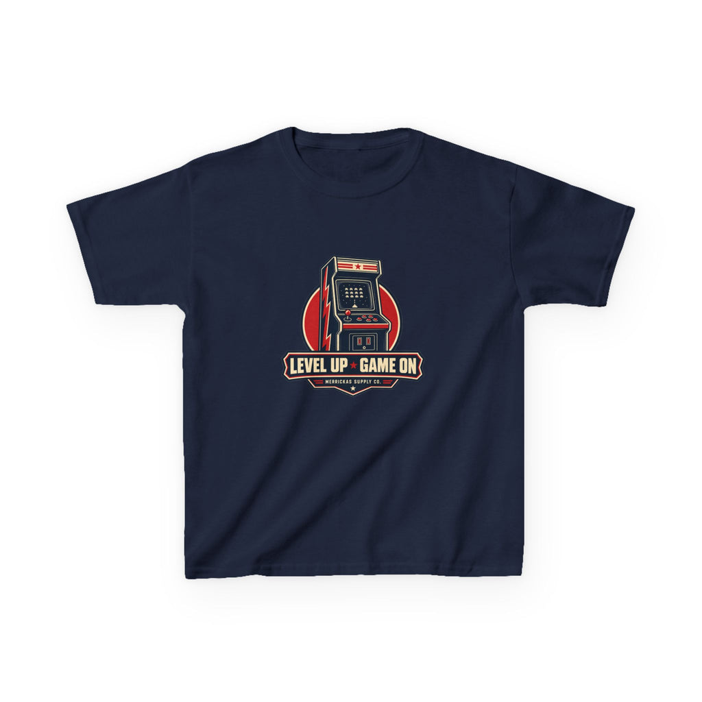 Level Up Game On Kids Tee