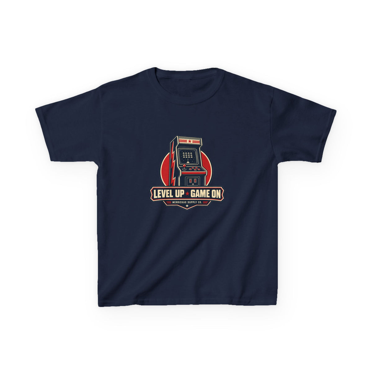 Level Up Game On Kids Tee