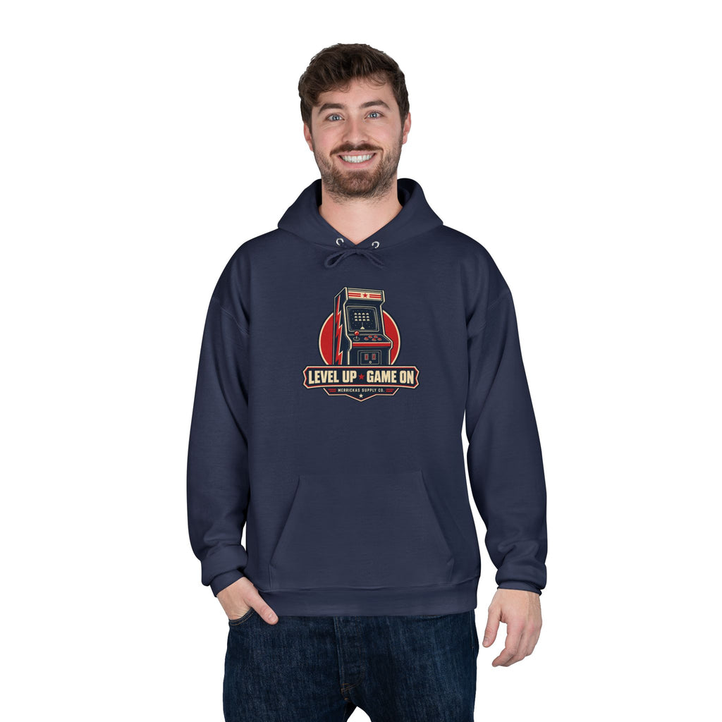 Level Up Game On Heavyweight Hoodie