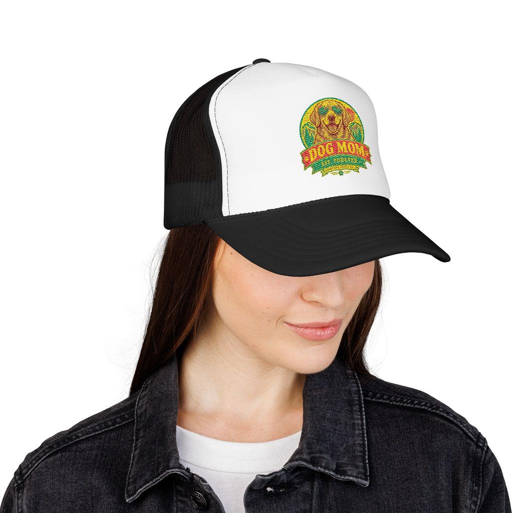 Dog Mom Est. Forever Foam Trucker Hat