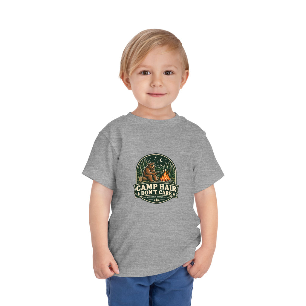 Camp Hair Don't Care Toddler Tee