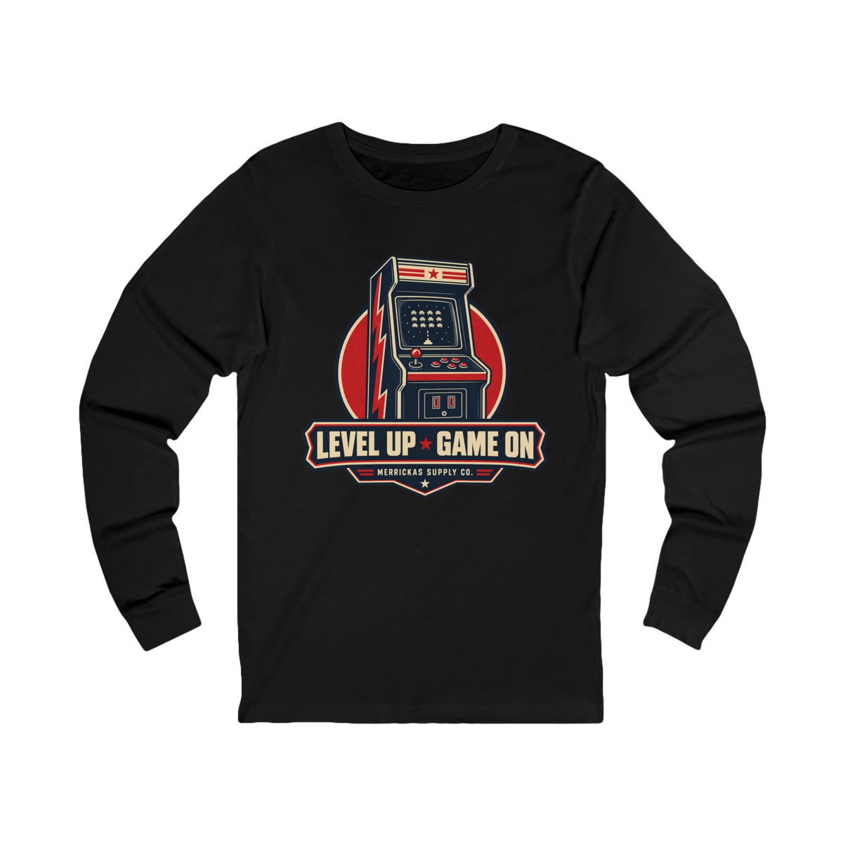 Level Up Game On Long Sleeve Tee