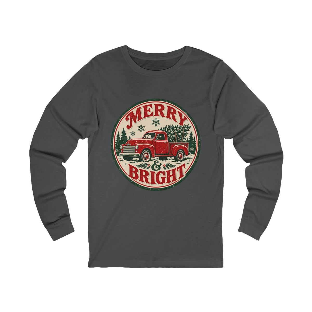 Merry & Bright Long Sleeve Tee