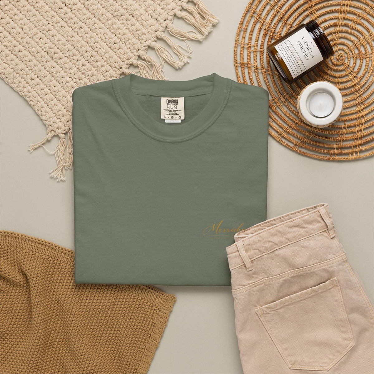 Merrickas Signature Garment-Dyed Tee