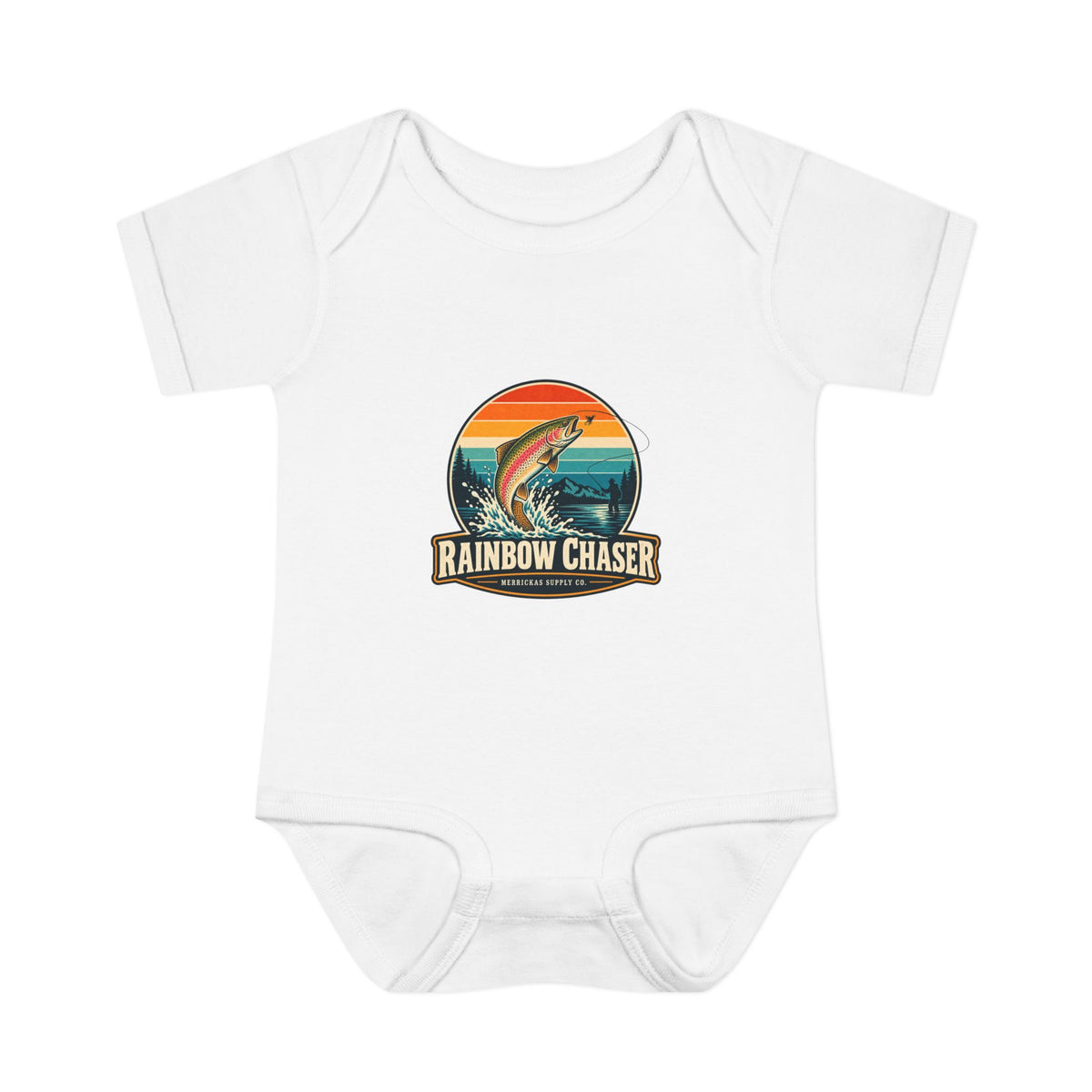 Rainbow Chaser Baby Onesie