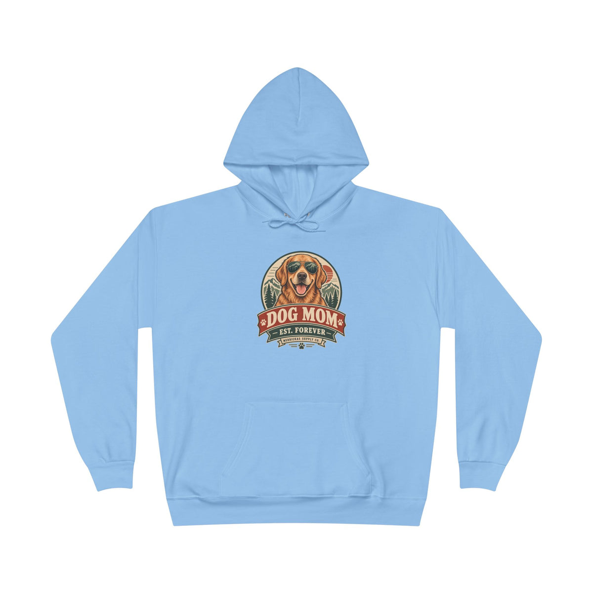 Dog Mom Est. Forever Heavyweight Hoodie