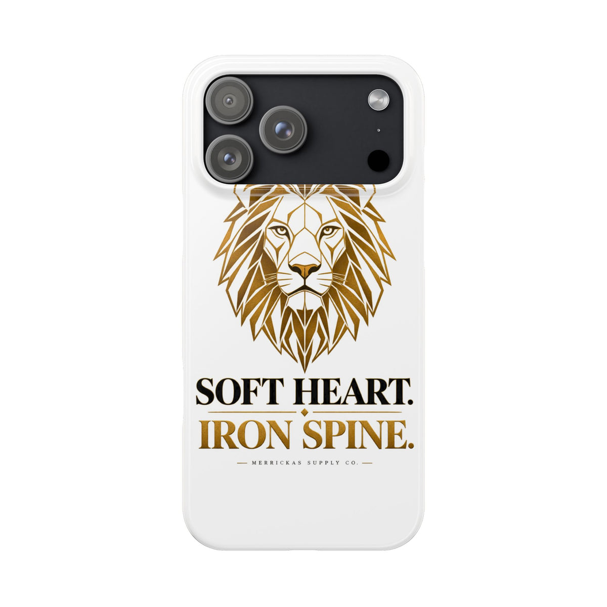 Soft Heart Iron Spine Phone Case