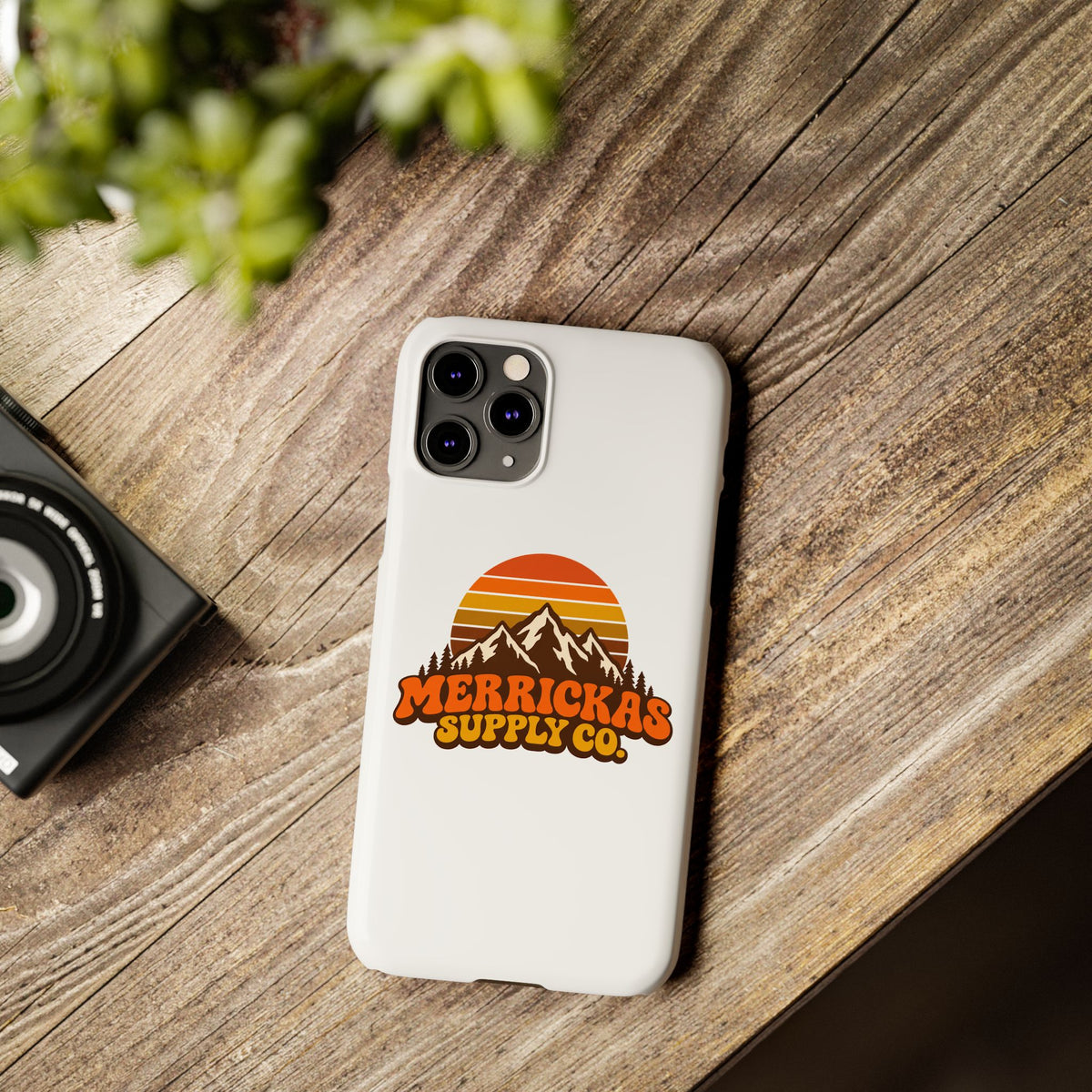 Merrickas Retro Sunset Mountain Phone Case