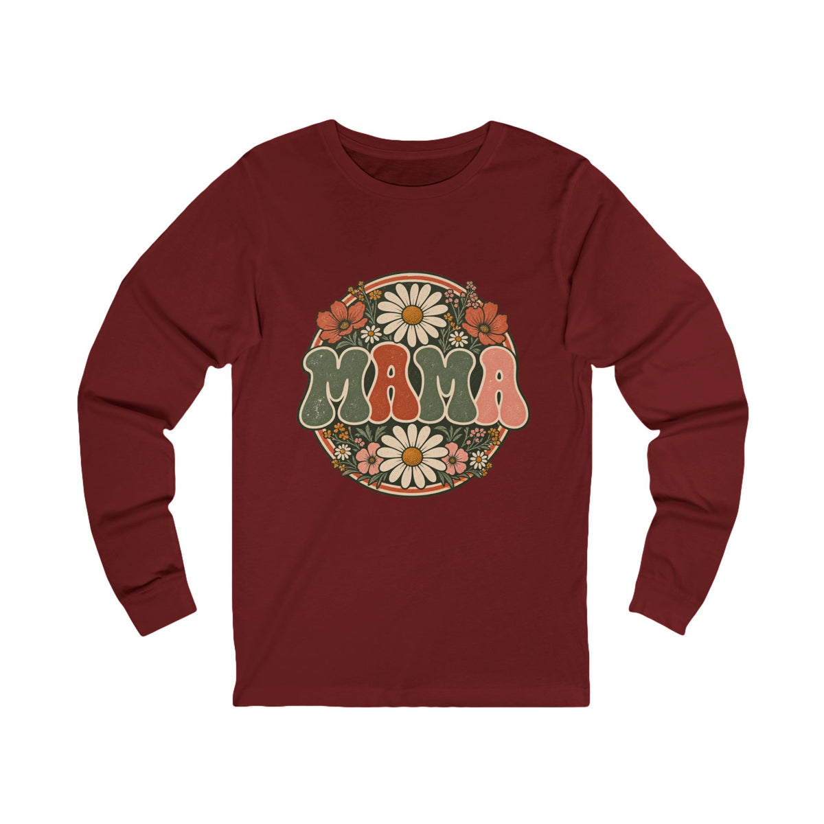 Mama Wildflower Long Sleeve Tee