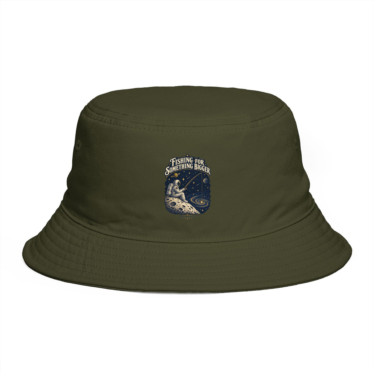 Fishing For Something Bigger Bucket Hat