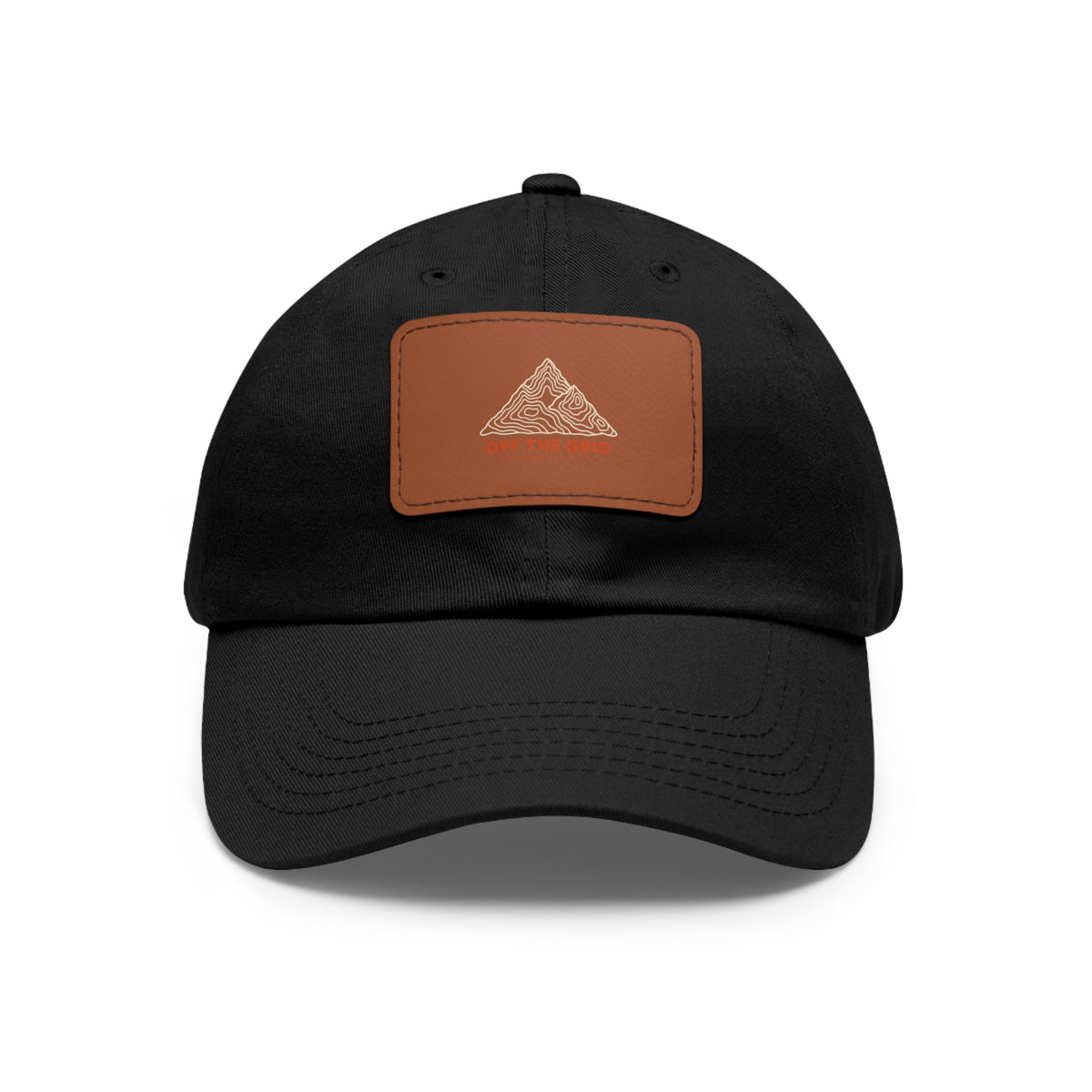 Off The Grid Leather Patch Dad Hat