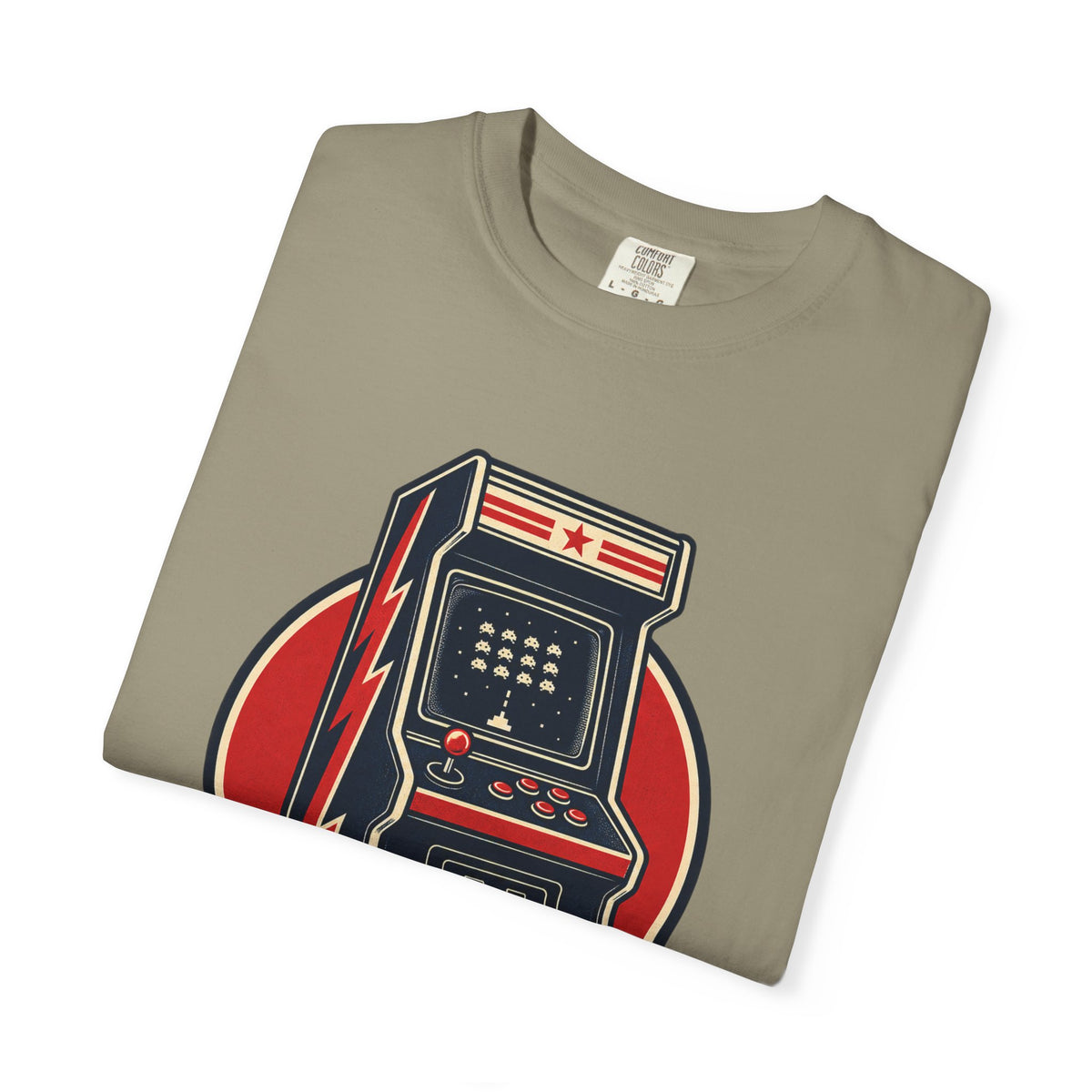 Level Up Game On Garment-Dyed Tee