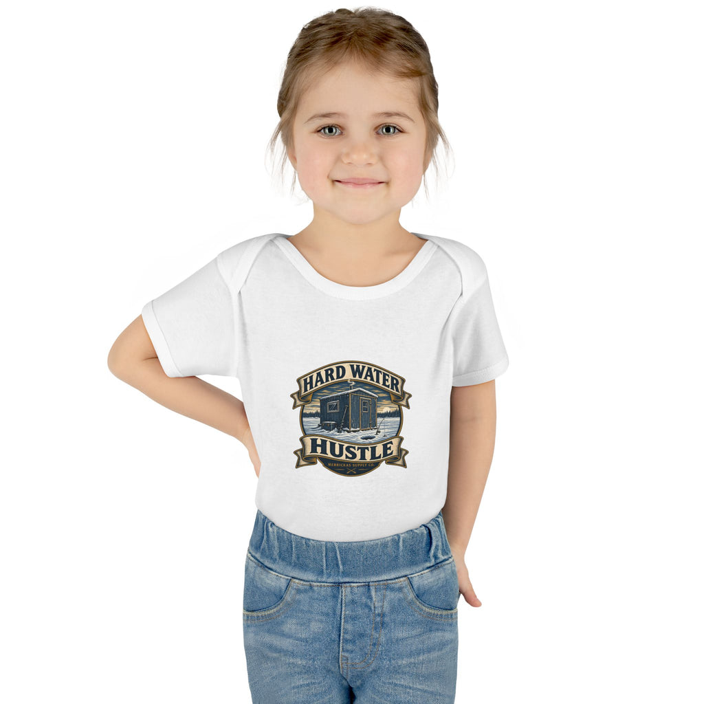 Hard Water Hustle Baby Onesie