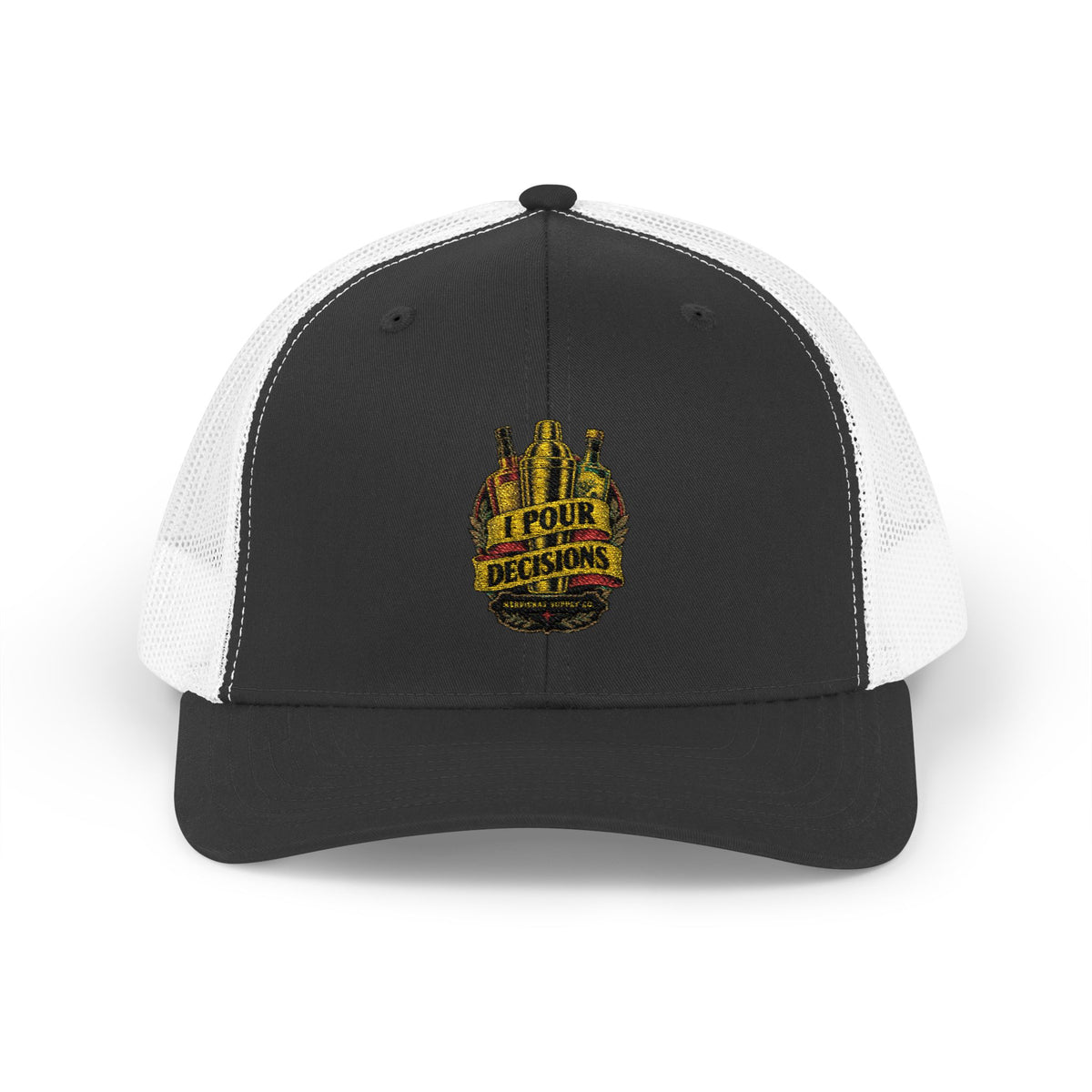 I Pour Decisions Snapback Trucker Cap