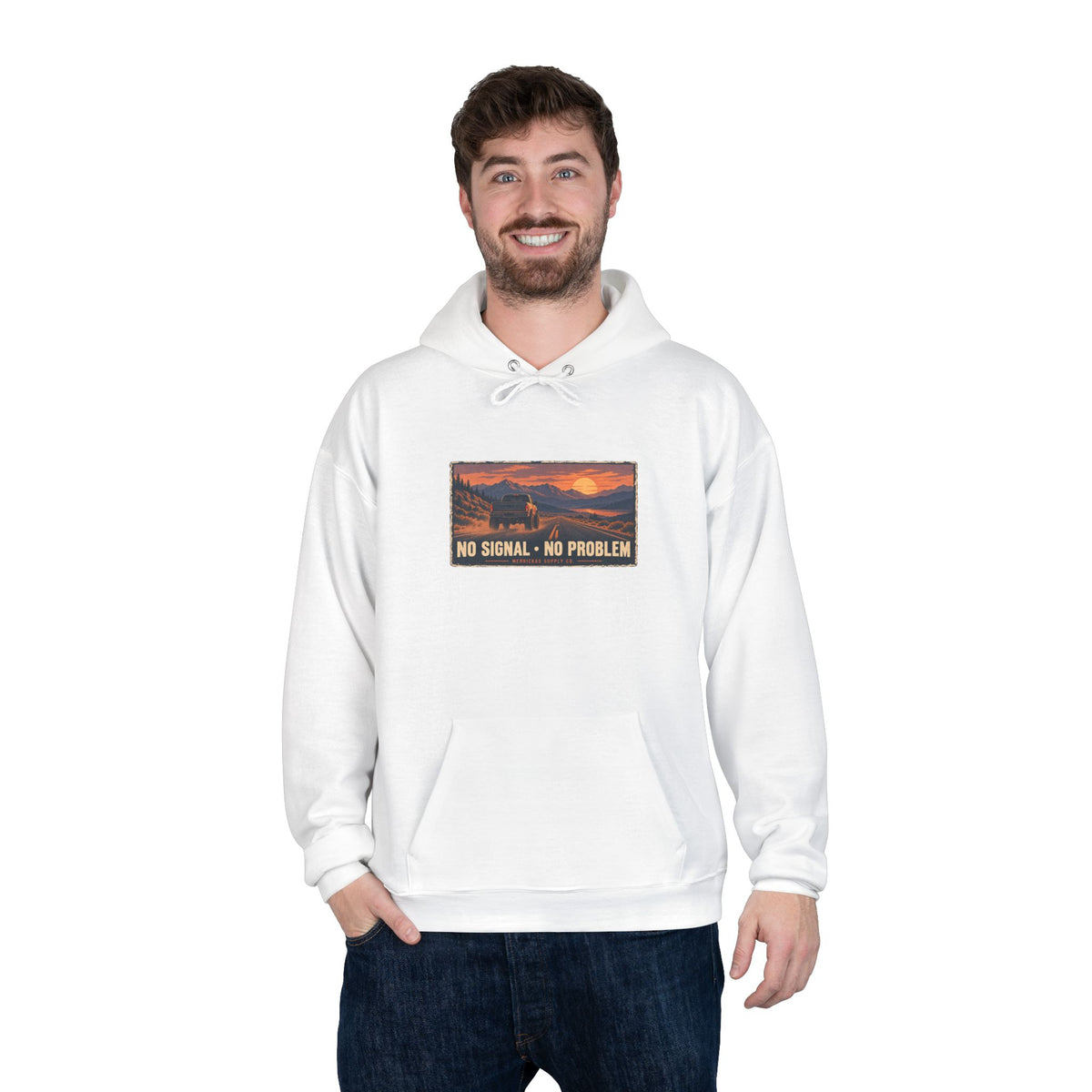 No Signal No Problem Heavyweight Hoodie