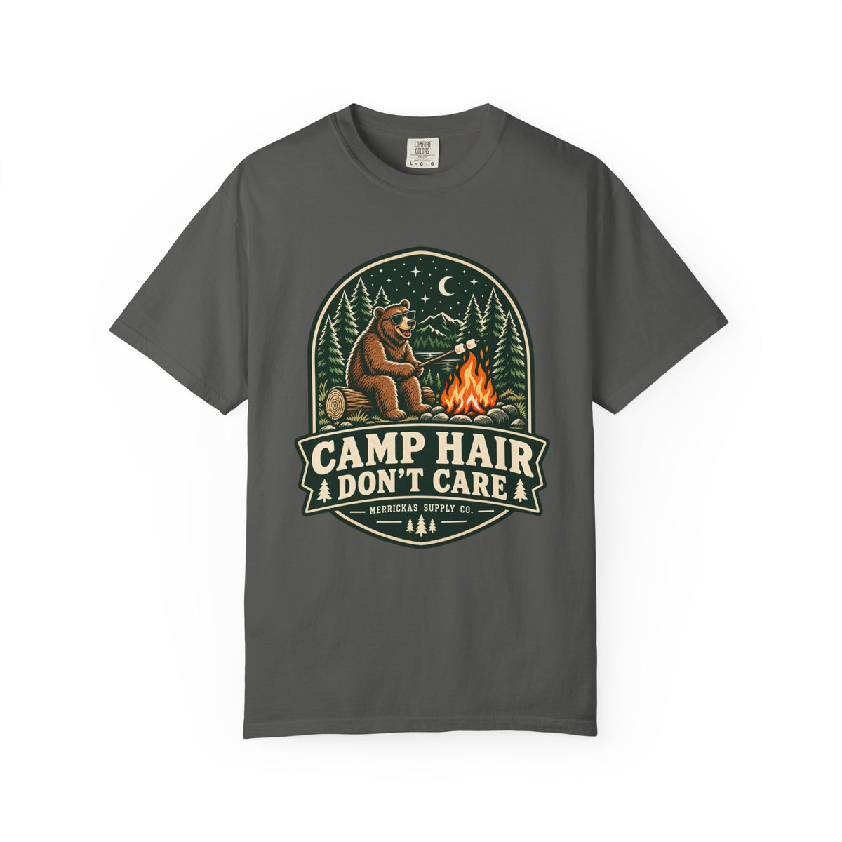 Camp Hair Don't Care Garment-Dyed Tee