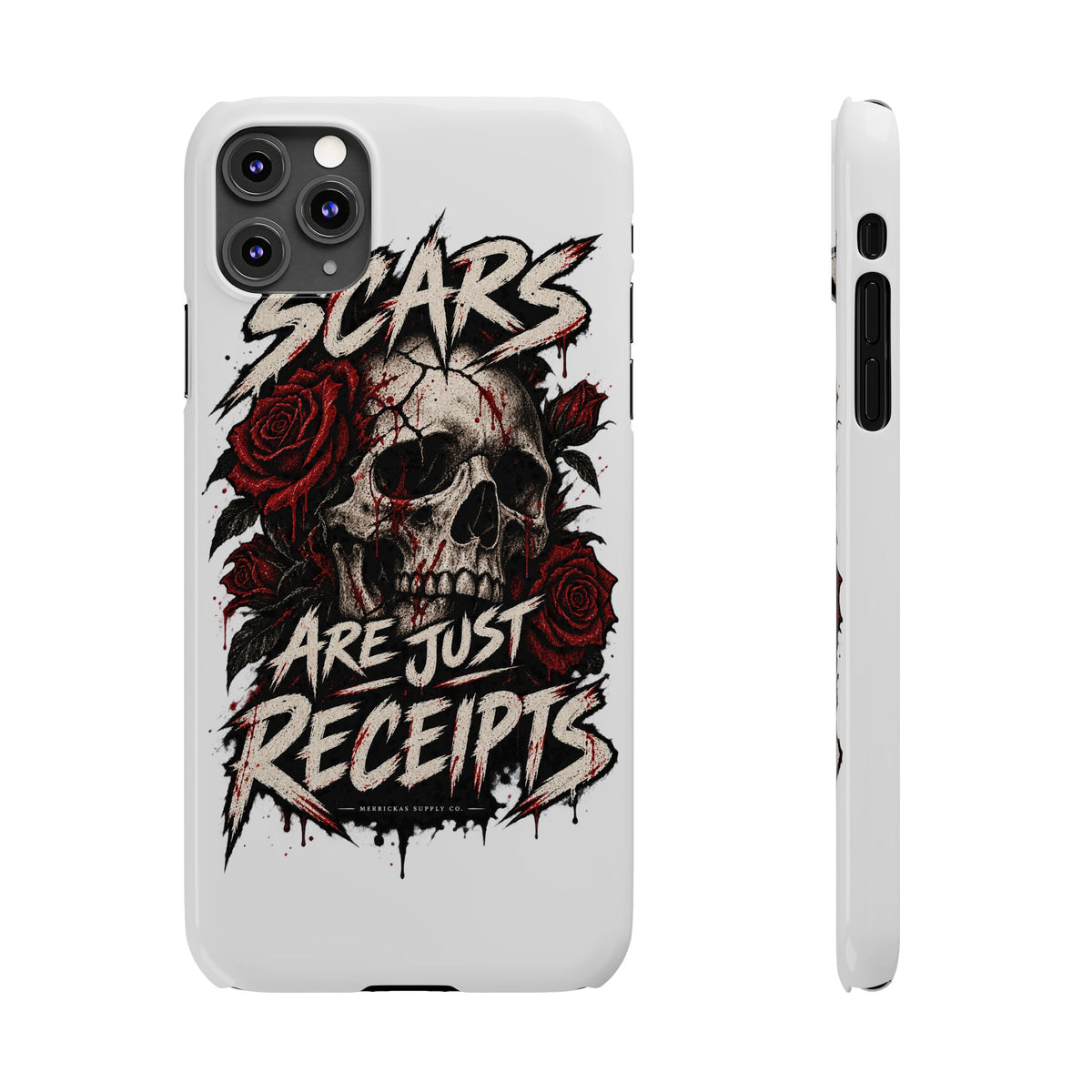 Scars Are Just Receipts Phone Case