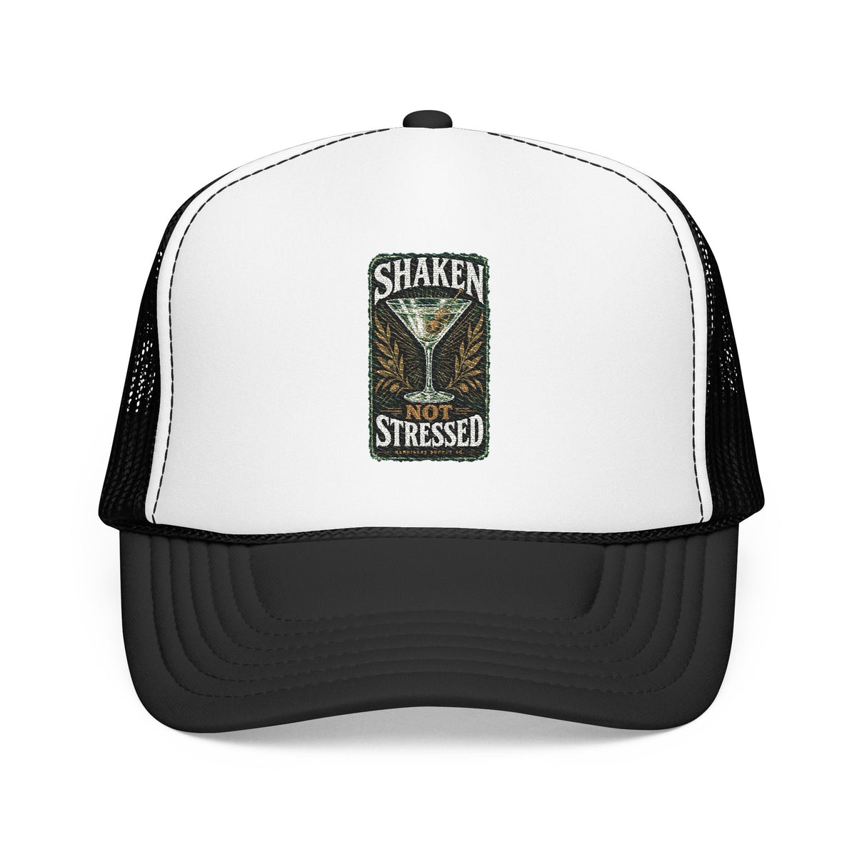 Shaken Not Stressed Foam Trucker Hat