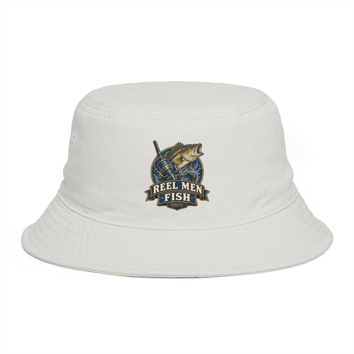 Reel Men Fish Bucket Hat