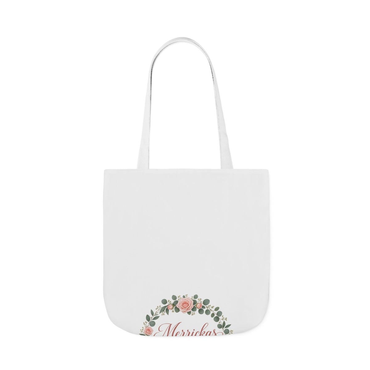 Merrickas Rose Wreath Script Canvas Wall Art