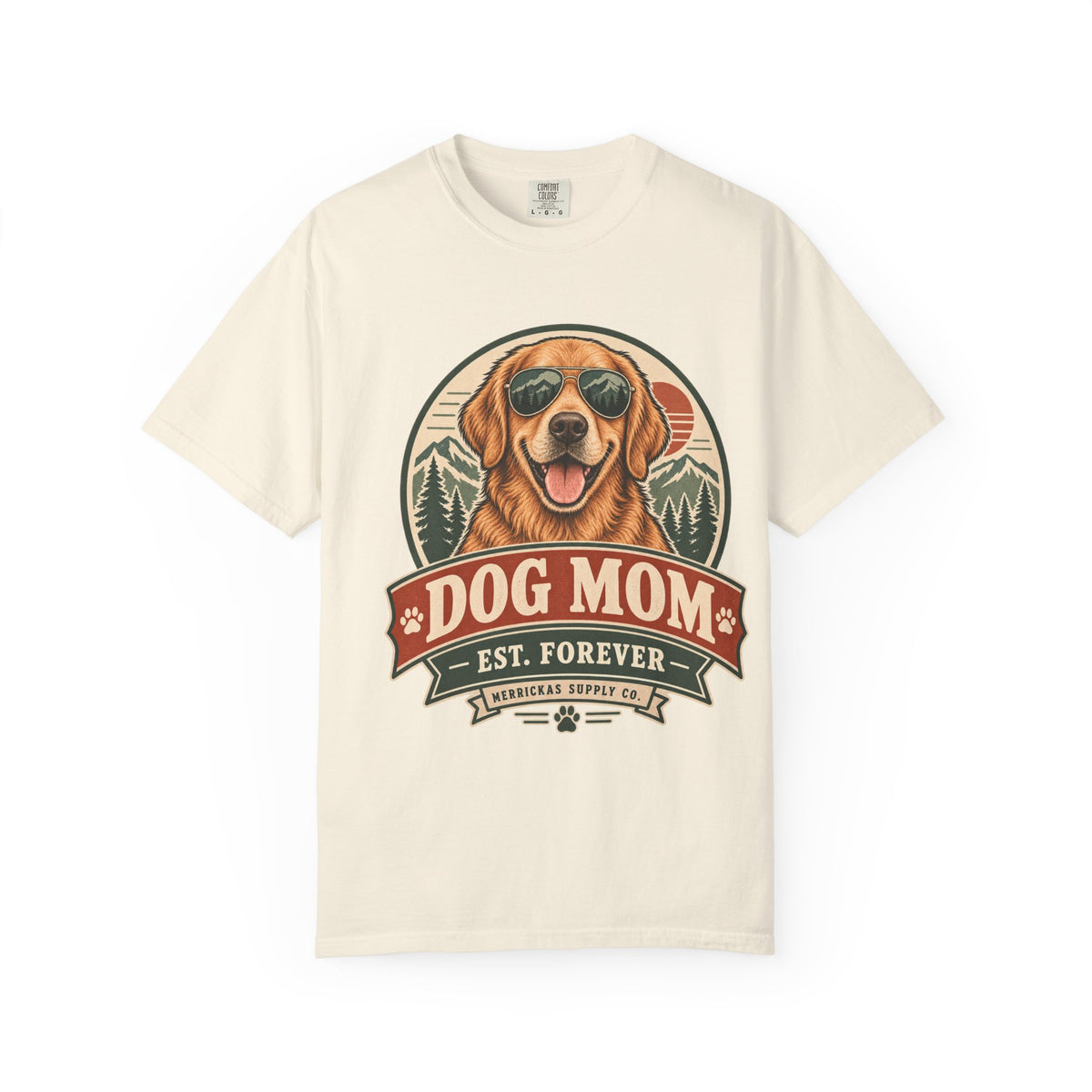 Dog Mom Est. Forever Garment-Dyed Tee