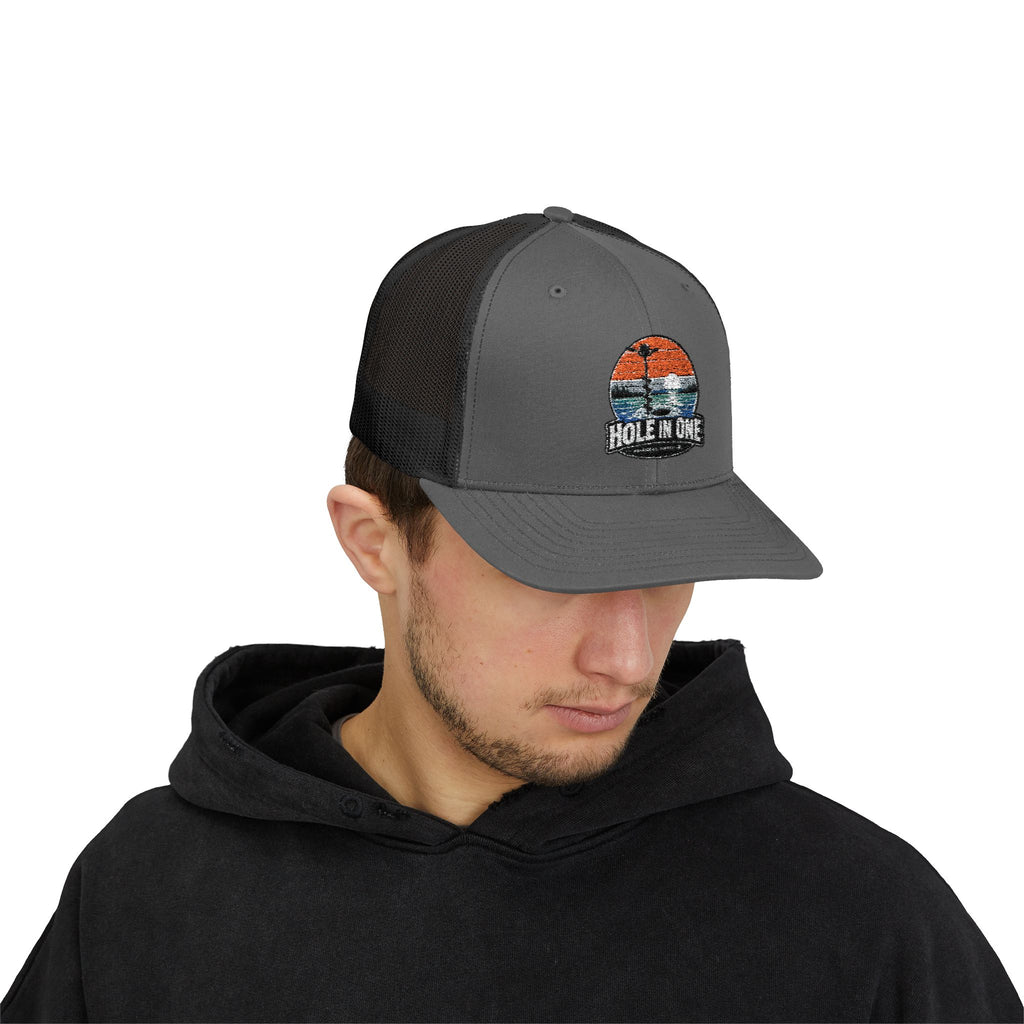 Hole In One Snapback Trucker Cap