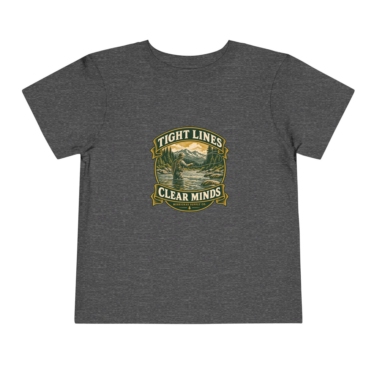 Tight Lines Clear Minds Toddler Tee