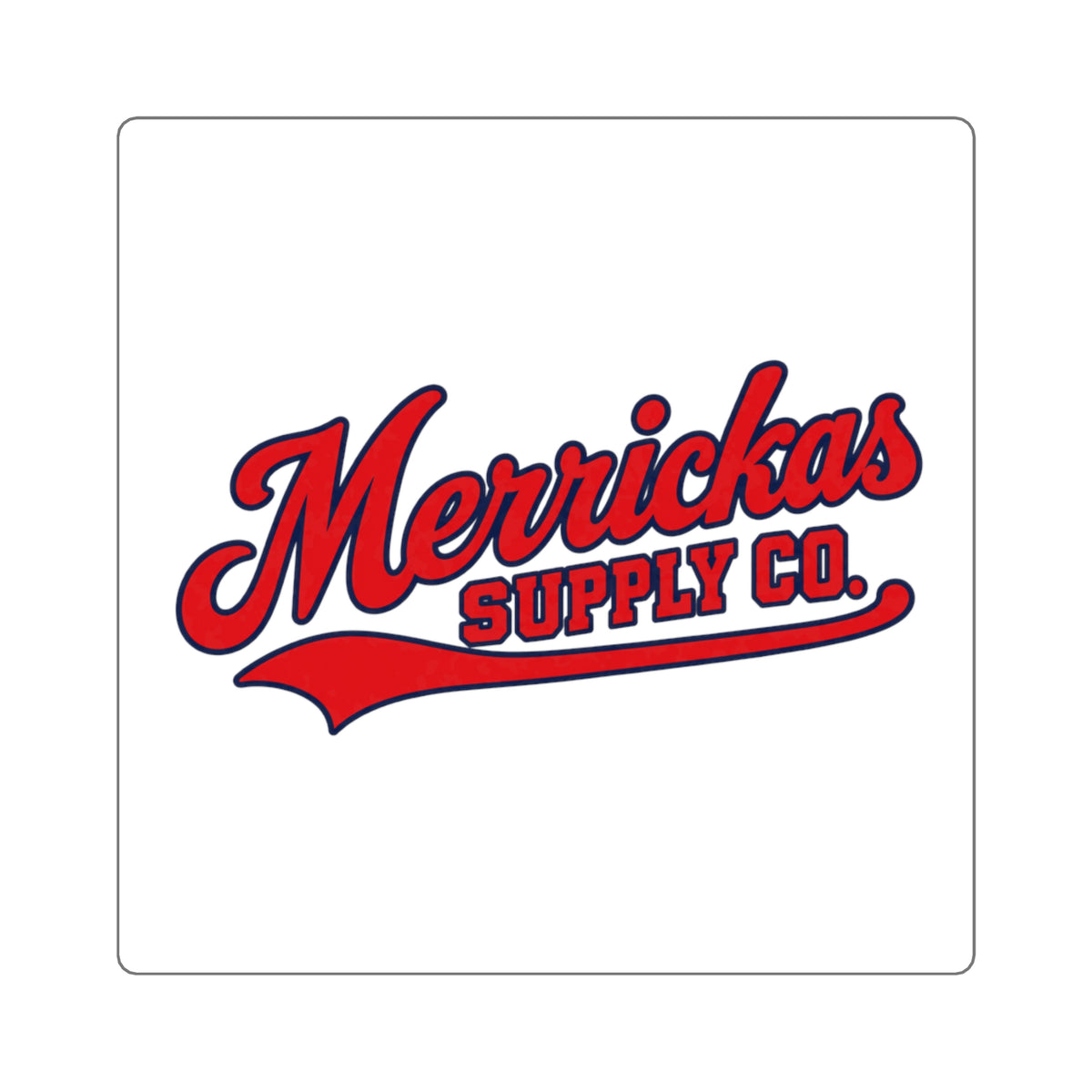 Merrickas Classic Script Sticker