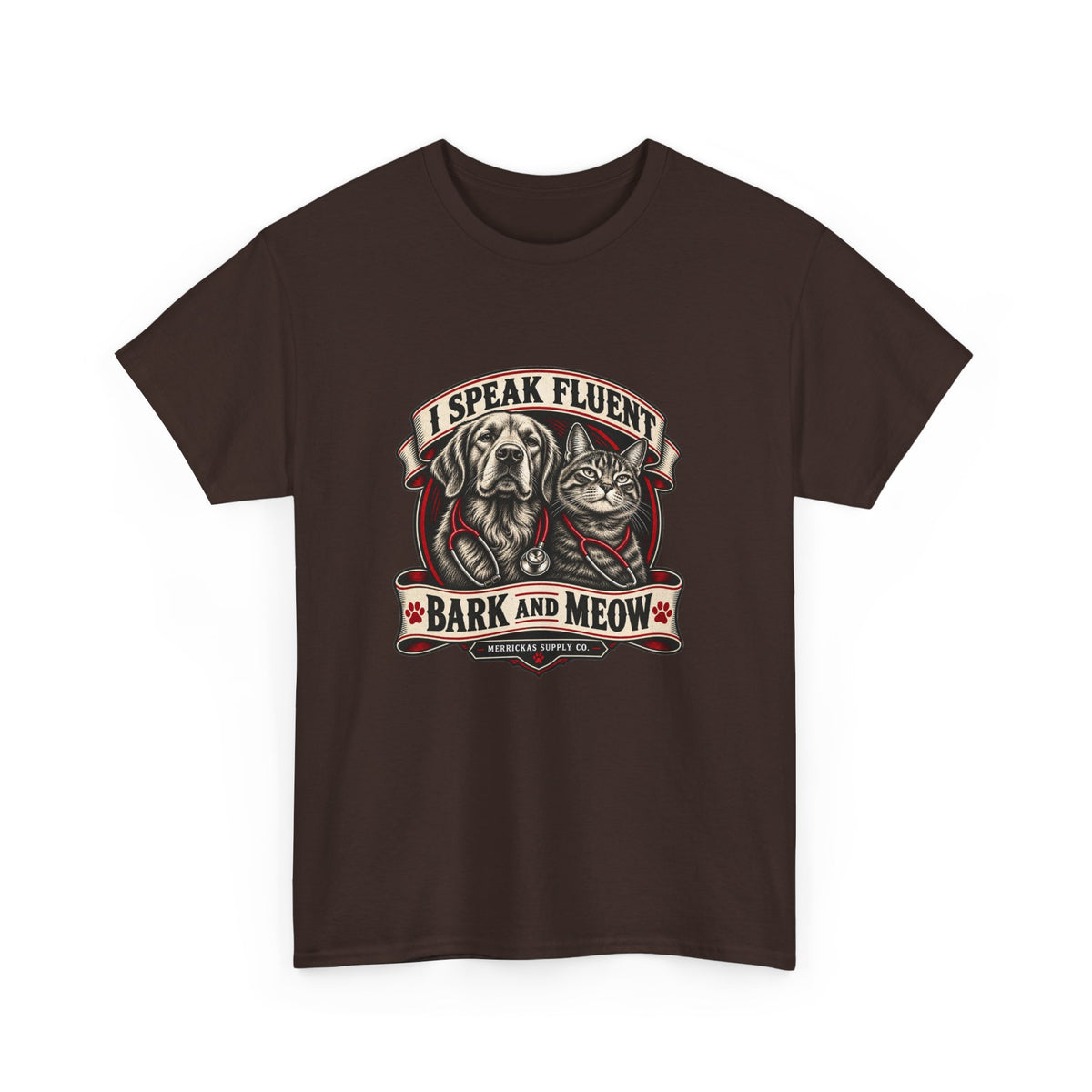 I Speak Fluent Bark And Meow Classic Tee
