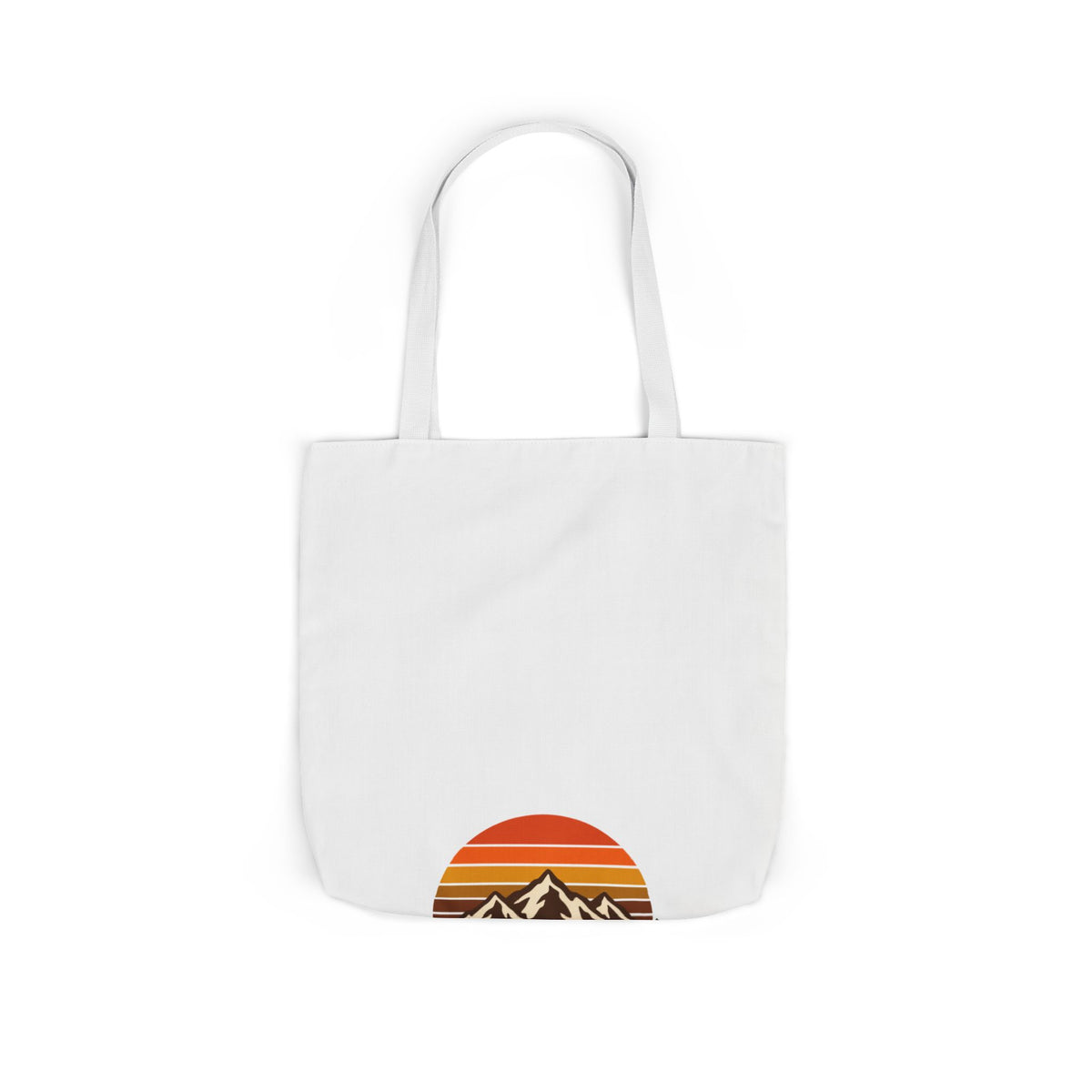 Merrickas Retro Sunset Mountain Canvas Wall Art