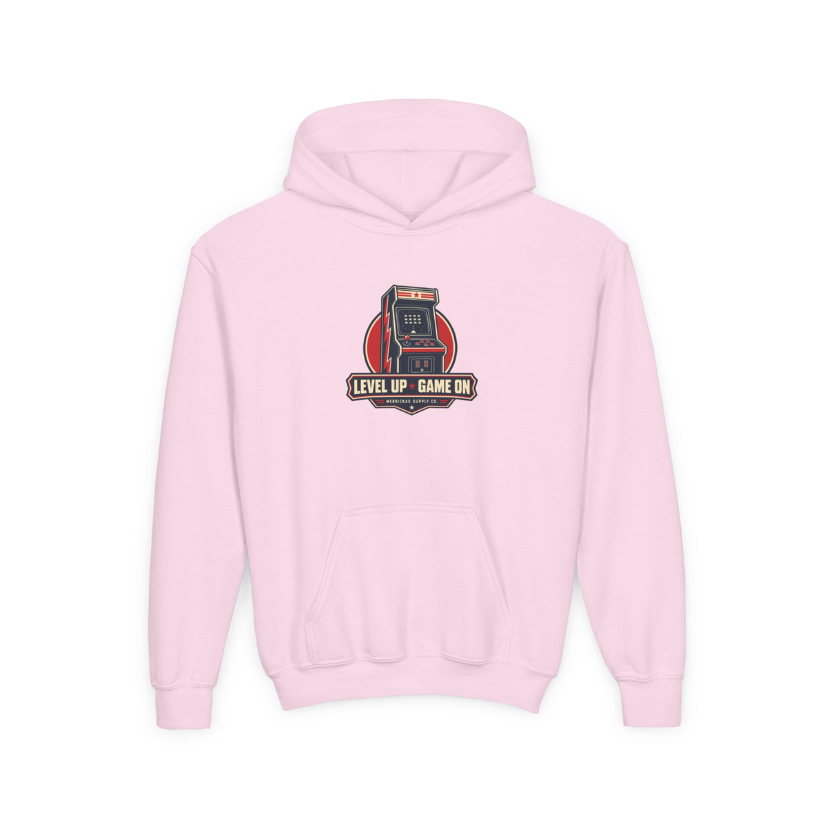 Level Up Game On Youth Hoodie