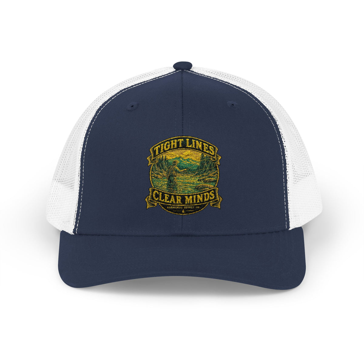 Tight Lines Clear Minds Snapback Trucker Cap