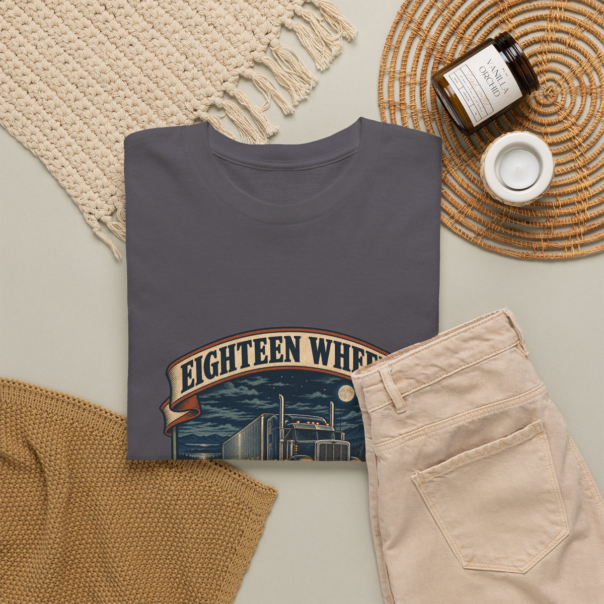 Eighteen Wheels Of Freedom Classic Tee