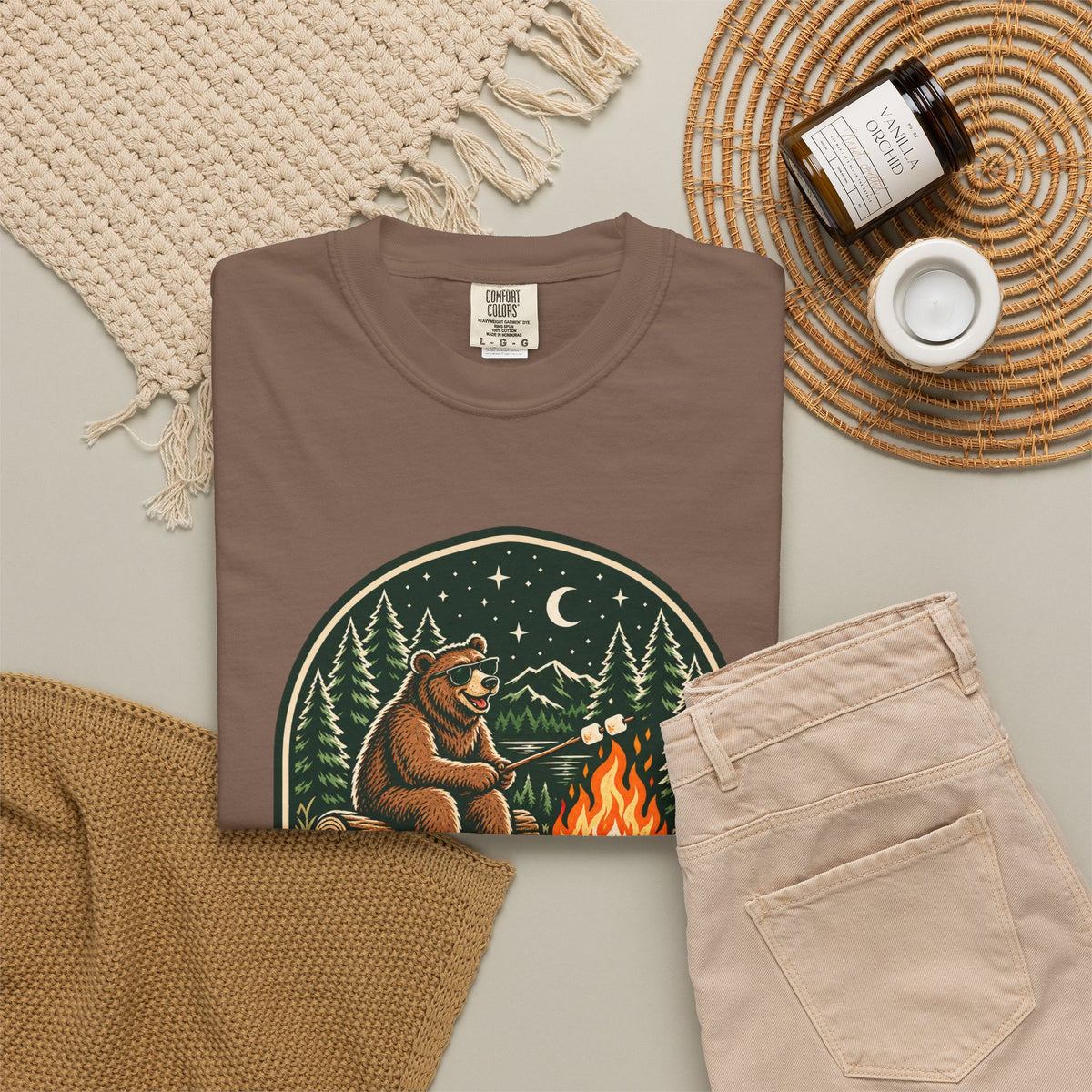 Camp Hair Don't Care Garment-Dyed Tee