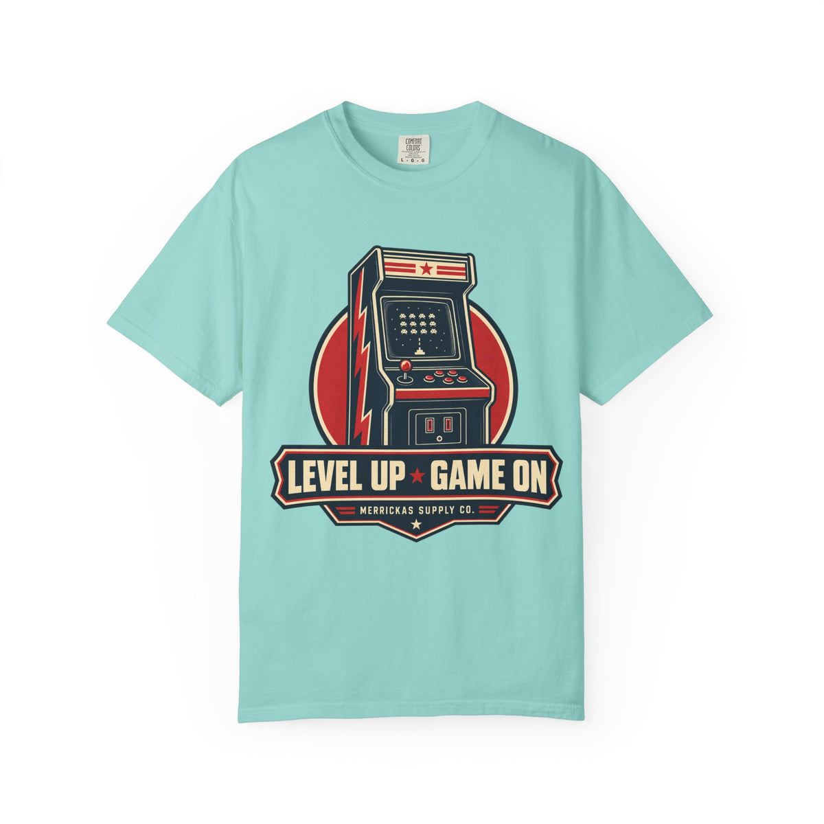 Level Up Game On Garment-Dyed Tee