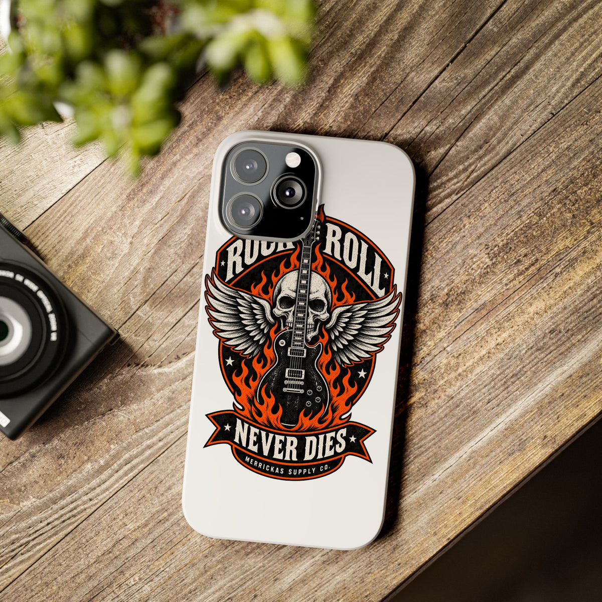 Rock N Roll Never Dies Phone Case