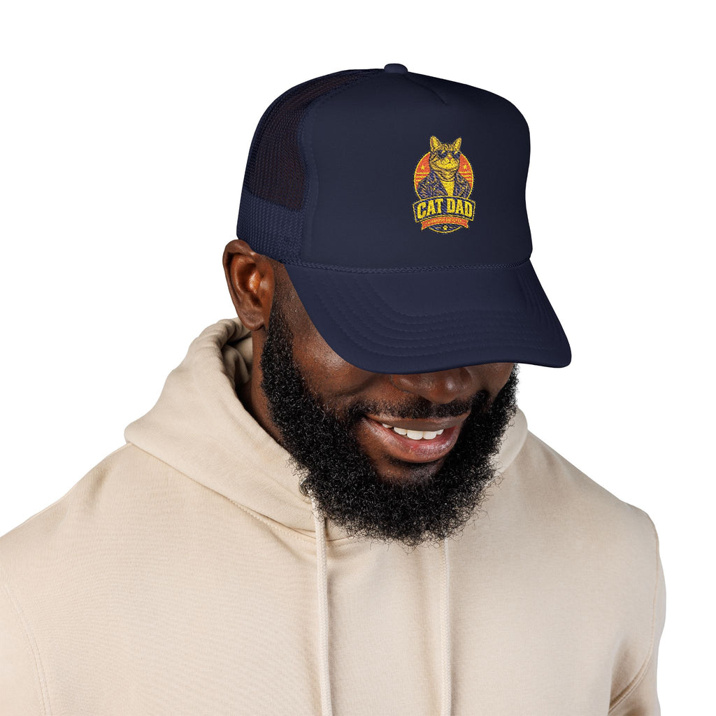 Cat Dad Foam Trucker Hat