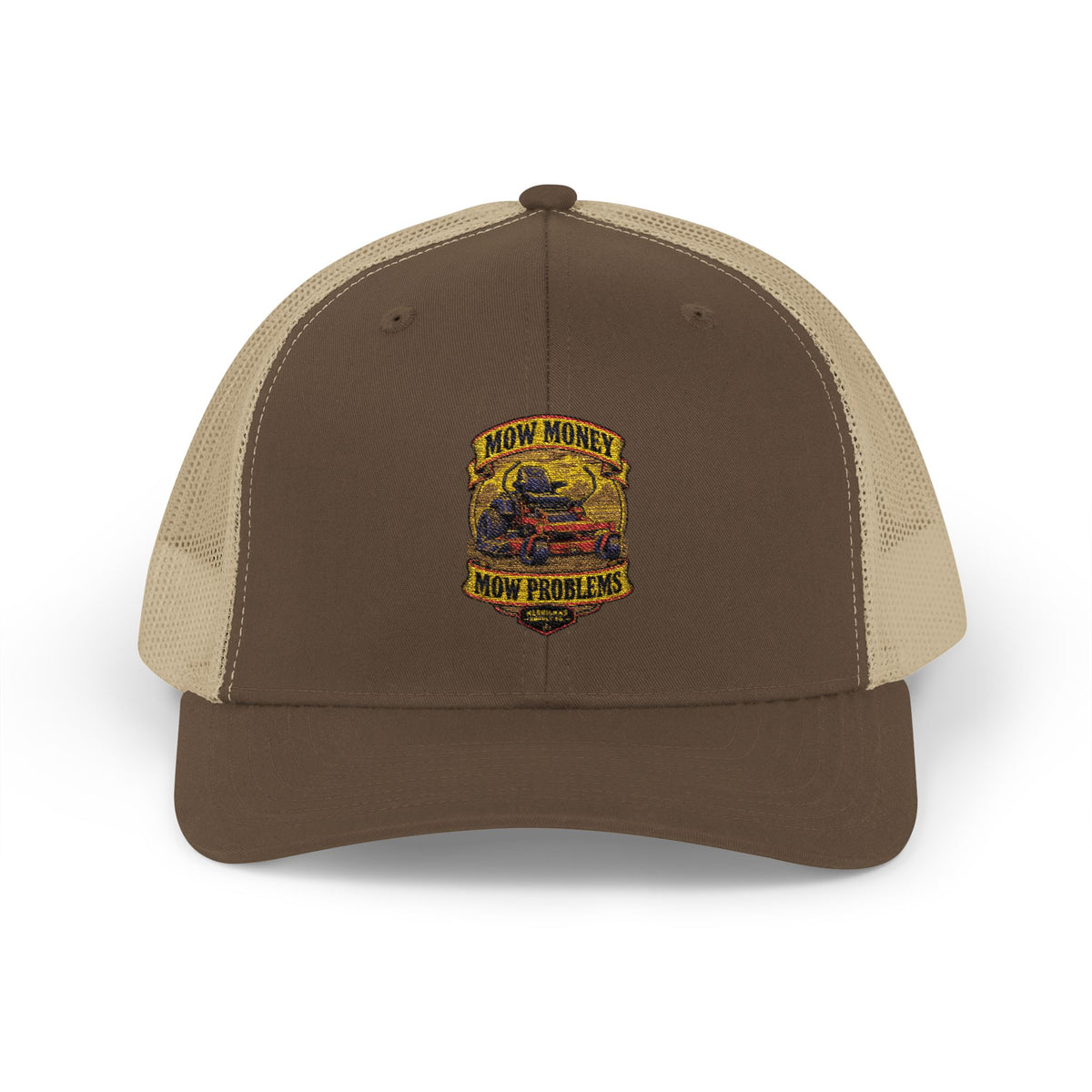 Mow Money Mow Problems Snapback Trucker Cap
