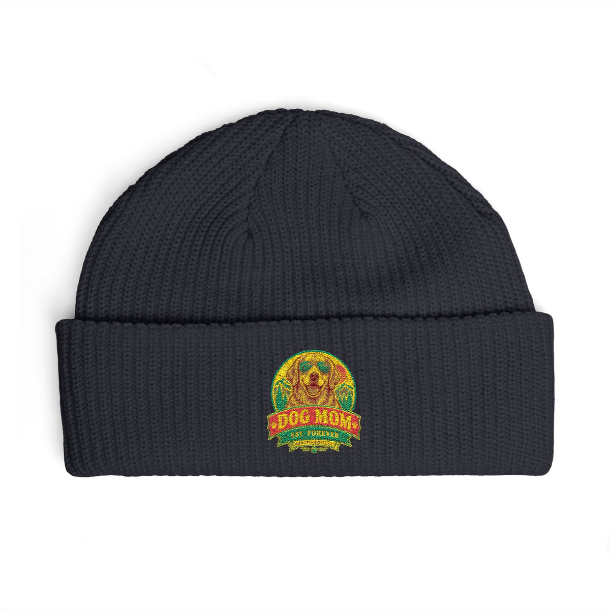 Dog Mom Est. Forever Cuff Beanie