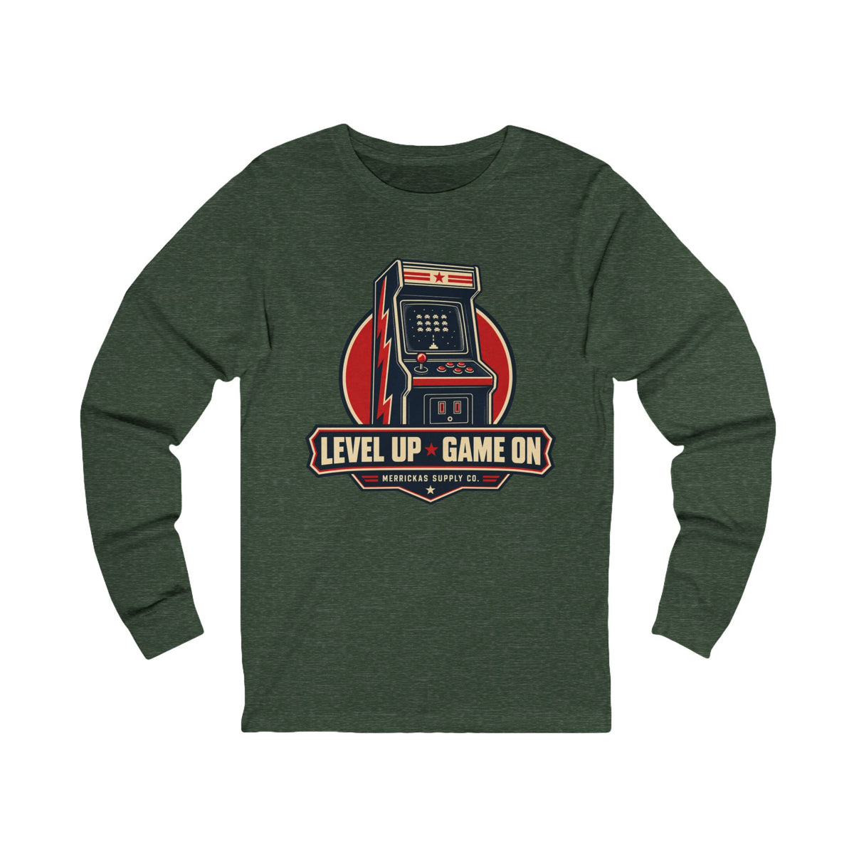 Level Up Game On Long Sleeve Tee