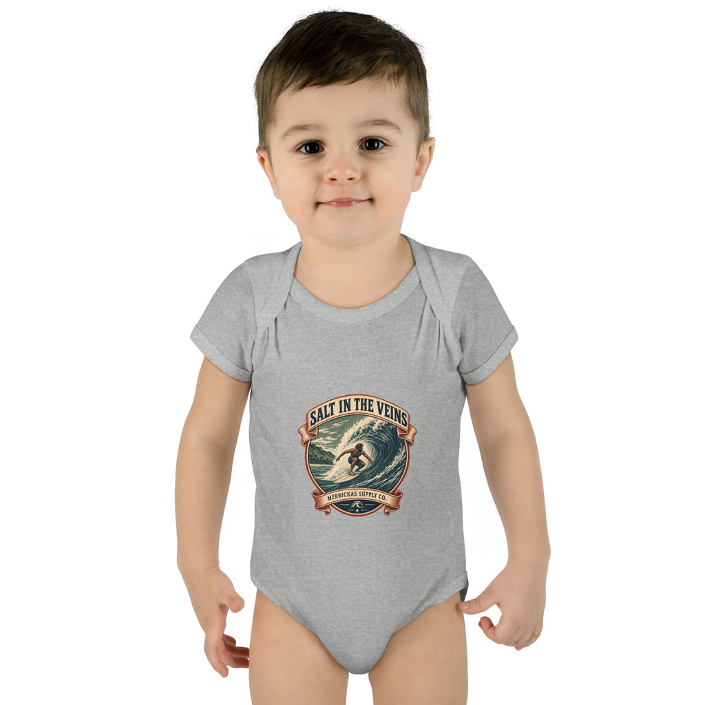 Salt In The Veins Baby Onesie