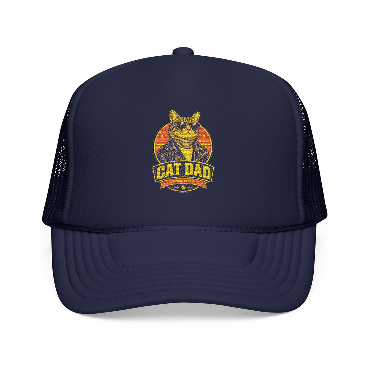 Cat Dad Foam Trucker Hat