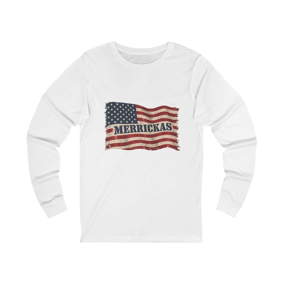 Merrickas Flag Long Sleeve Tee