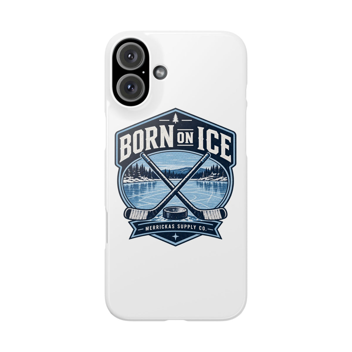 Born On Ice Phone Case